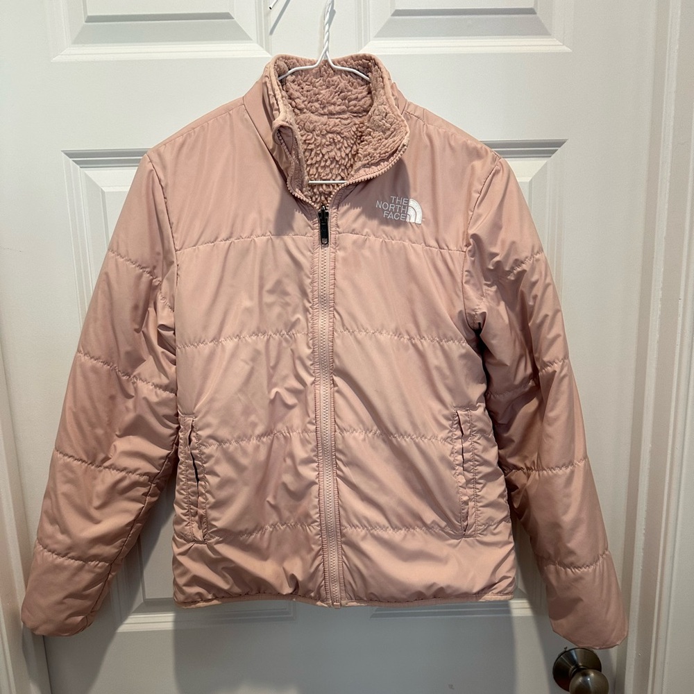 THE NORTH FACE REVERSIBLE MOSSBUD INSULATED JACKET GIRLS'